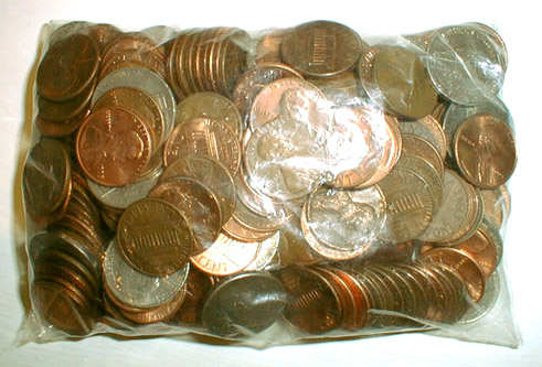 220枚の硬貨から成る2米ドル84セント（金額第二六番）／US$2.84 Which Consists of 220 Coins (Money Amount No. 26)／表示用